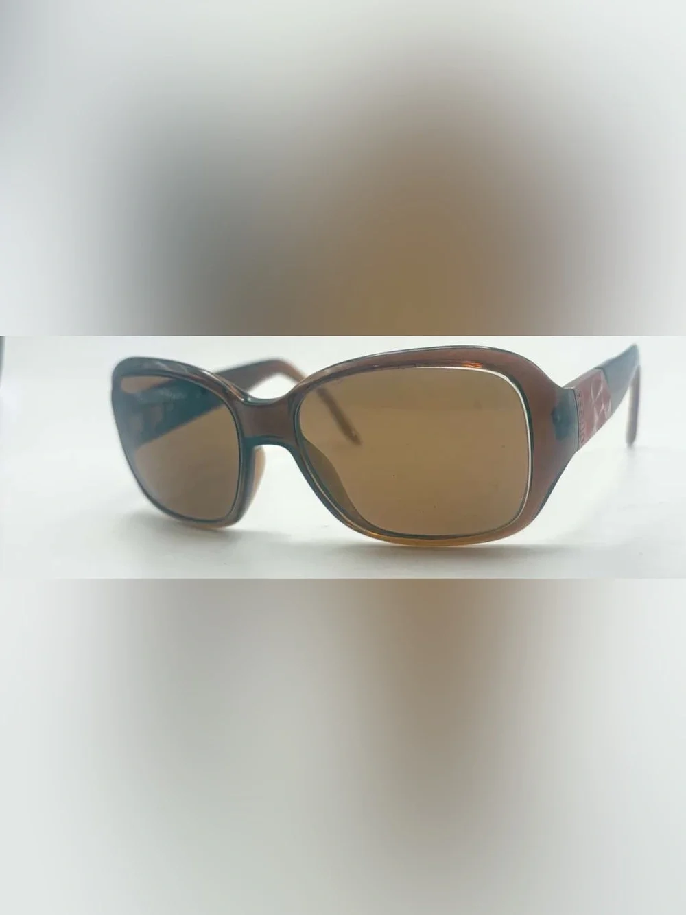 Guess Brown Oval Sunglasses Frames Only